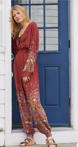 Anthropologie Breezy Open-Back Jumpsuit